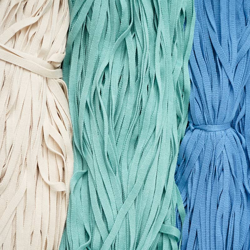 Cordon de serrage à la taille en coton côtelé